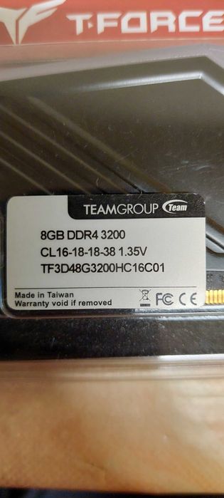 Рам памет T Force Delta RGB 2 х 8GB DDR4 3200MHz