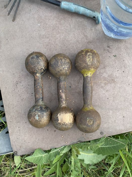 Продам железные гантели