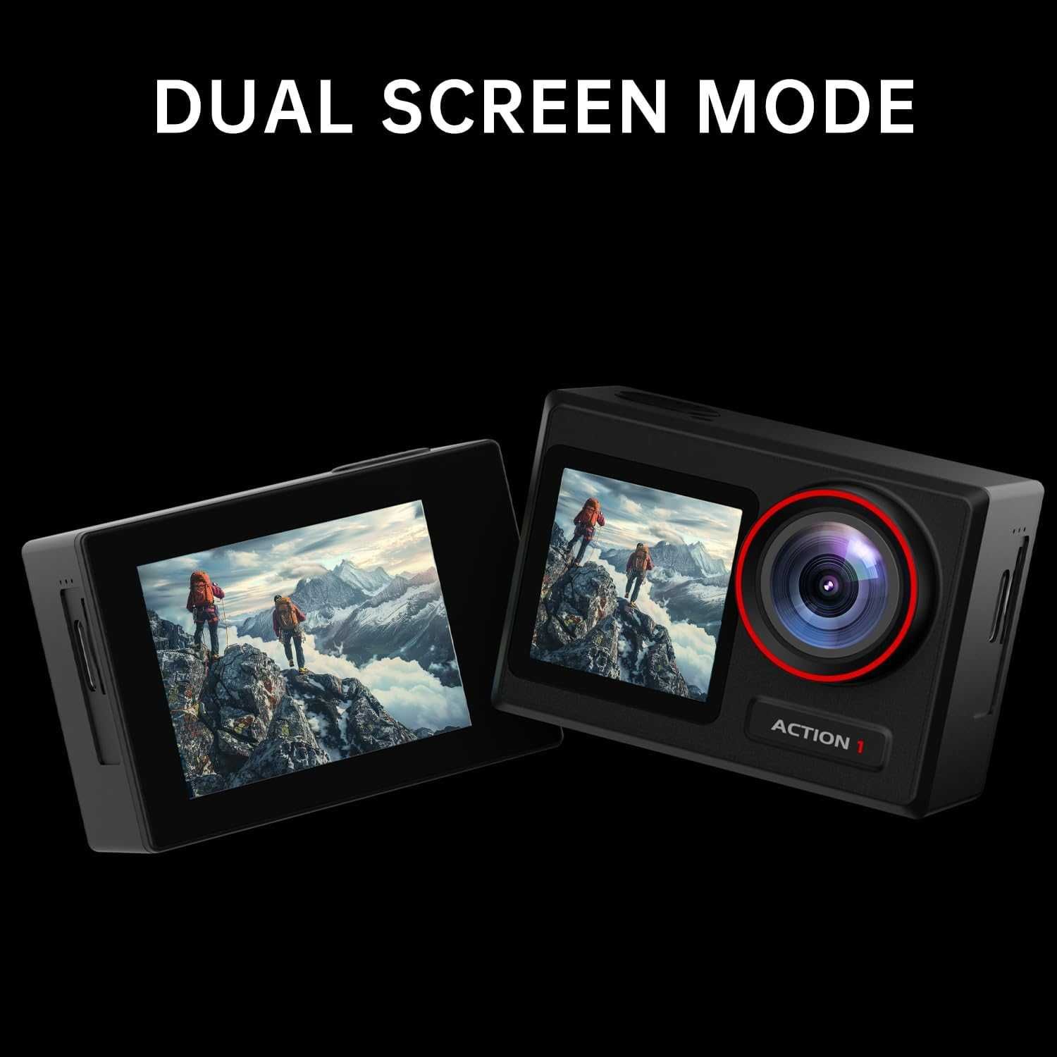 4K 30MP водоустойчива екшън камера с  WiFi дистанционно управление