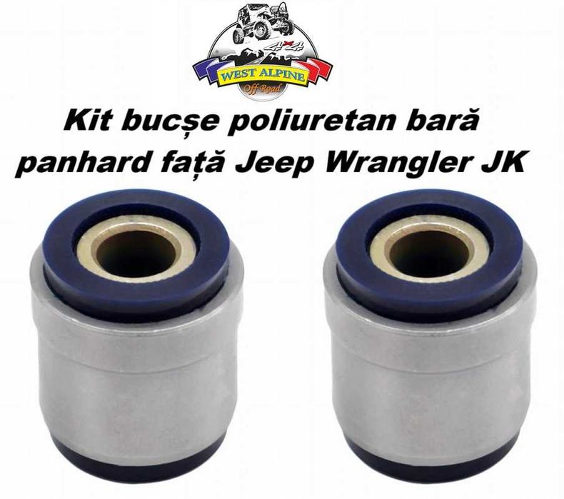 Kit bucșe poliuretan tendoane fata / spate Jeep Wrangler JK 2007-2018