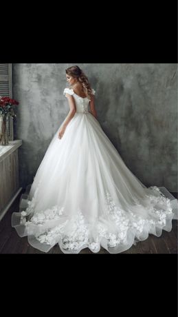 Свадебное платье+шубка