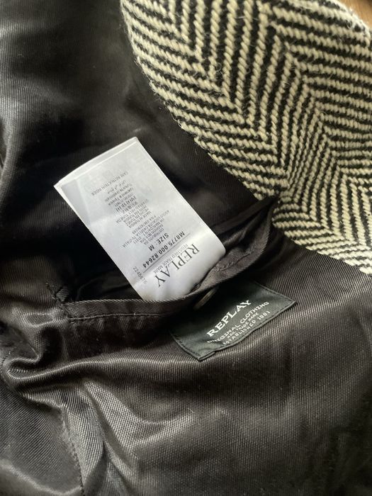 REPLAY / мъжко вълнено палто M