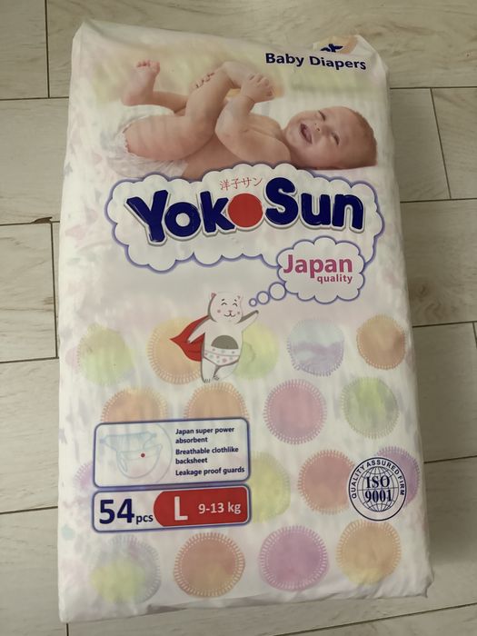 Новые подгузники yokosun l размер