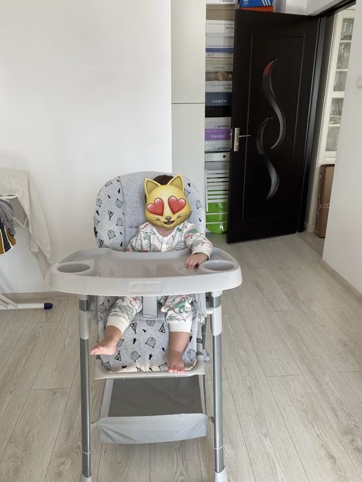 Scaun de masa Hauck - Sit 'n Relax 3 in 1, Nordic grey