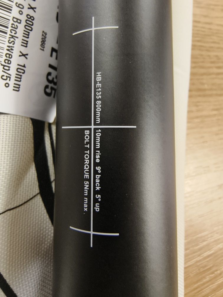 Лапа и Кормило THOMSON Elit 31.8x110mm,MTB Trail Carbon 35x800mm black