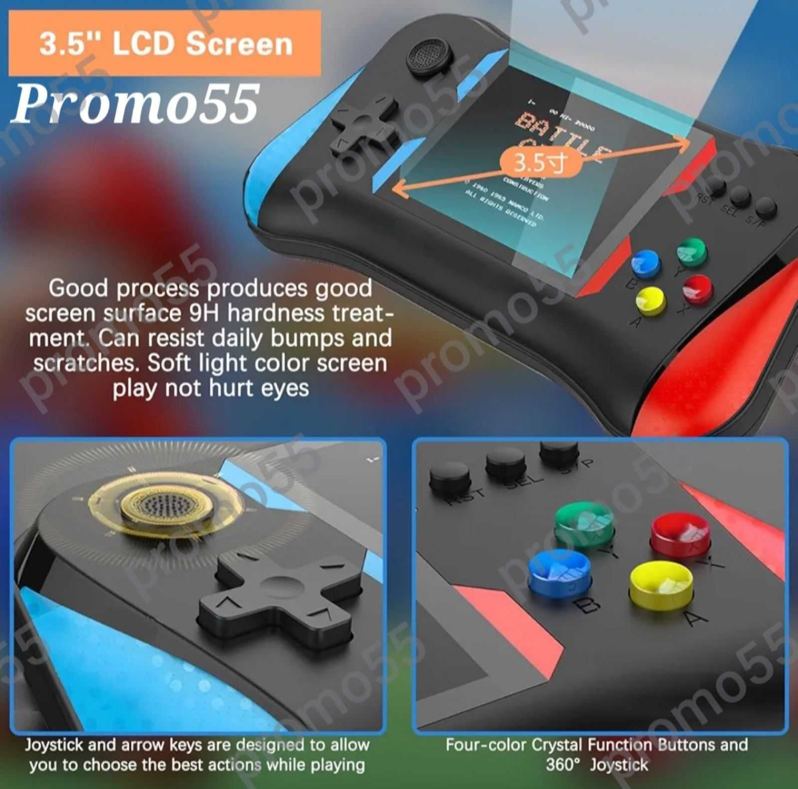 Преносима Игрова Конзола с 500 Класически Игри
