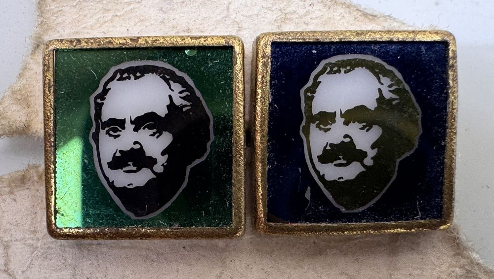 Огледални, мини портретни значки - Георги Димитров