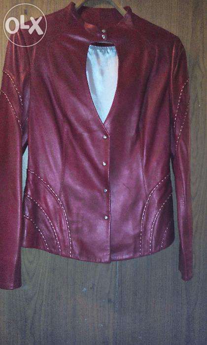 Куртка кожаная итальянская