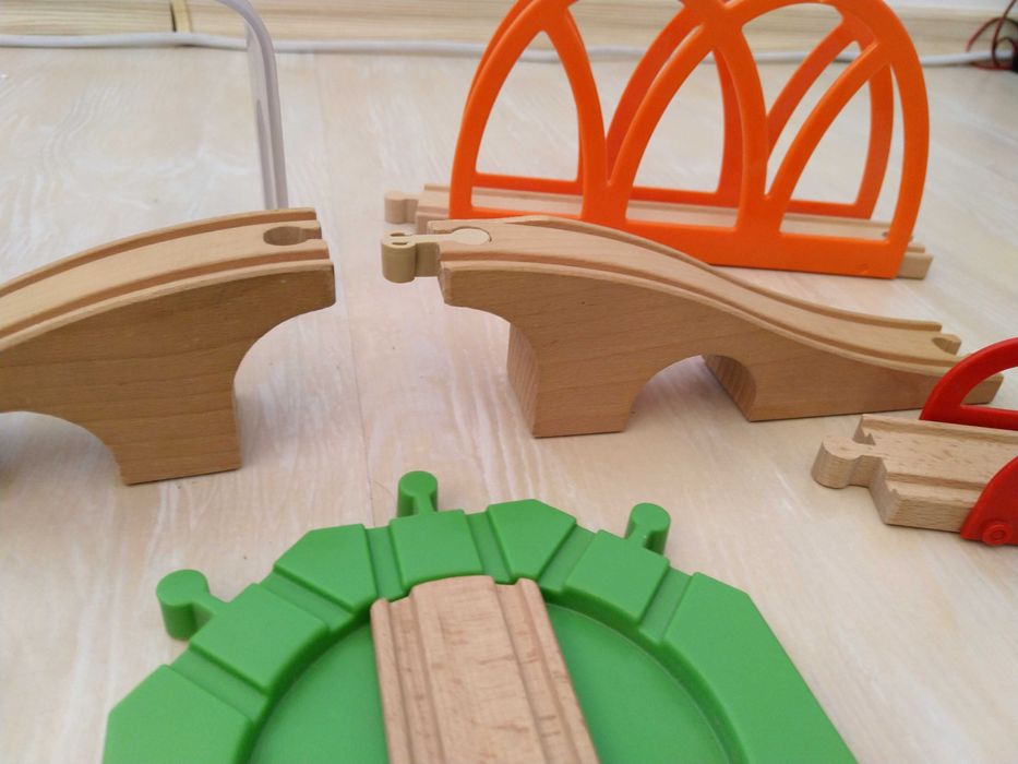 Set macazuri, poduri din lemn și plastic