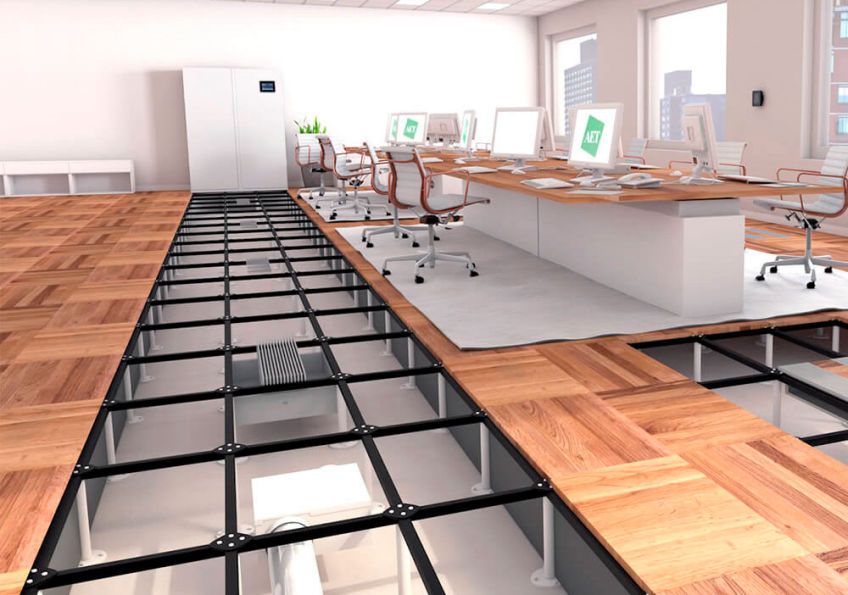 Монтаж фальшпола и кавролана — качество, гарантия,