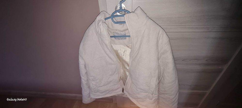 Ново Яке от рипсено кадифе - цвят крем