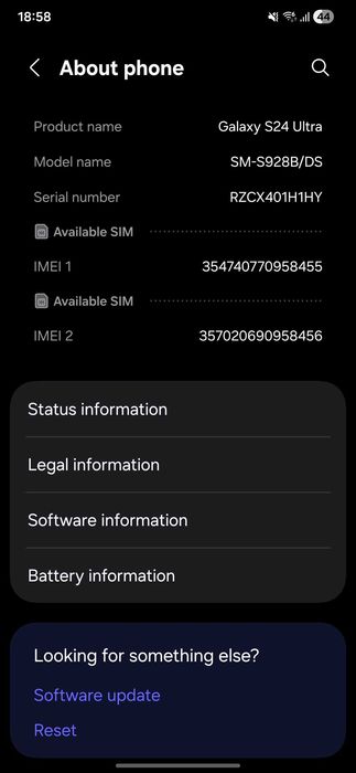 Samsung Galaxy S24 Ultra в Гаранция