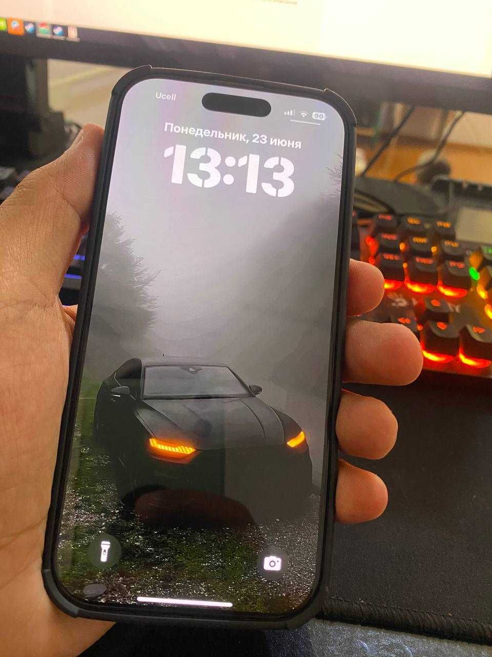 Srochna iphone 16 pro sotiladi qora 128gb