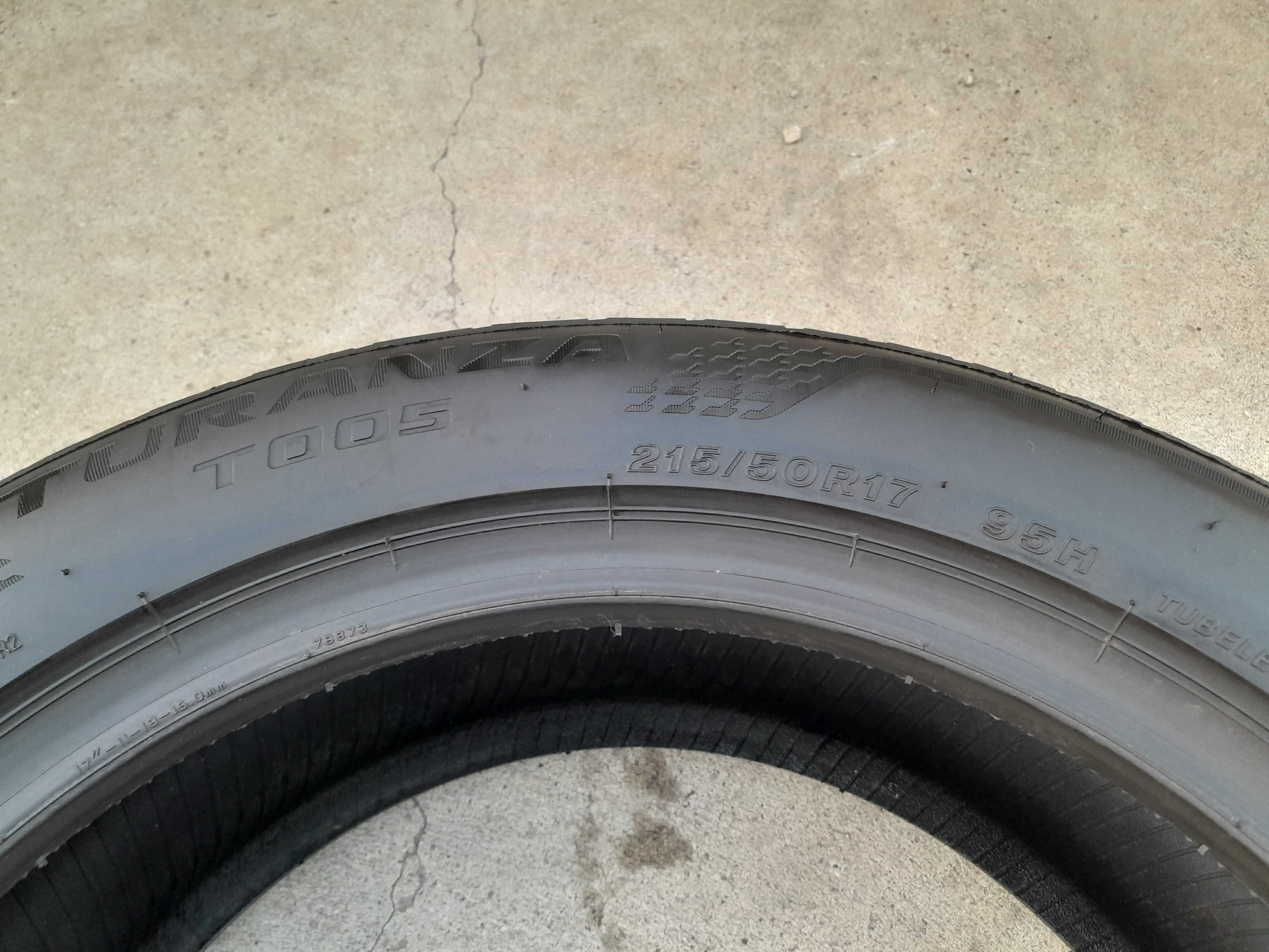 O anvelopa noua de vara 215 50 17 bridgestone turanza T005 dot 2419