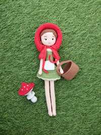 Червената шапчица - плетена на една кука