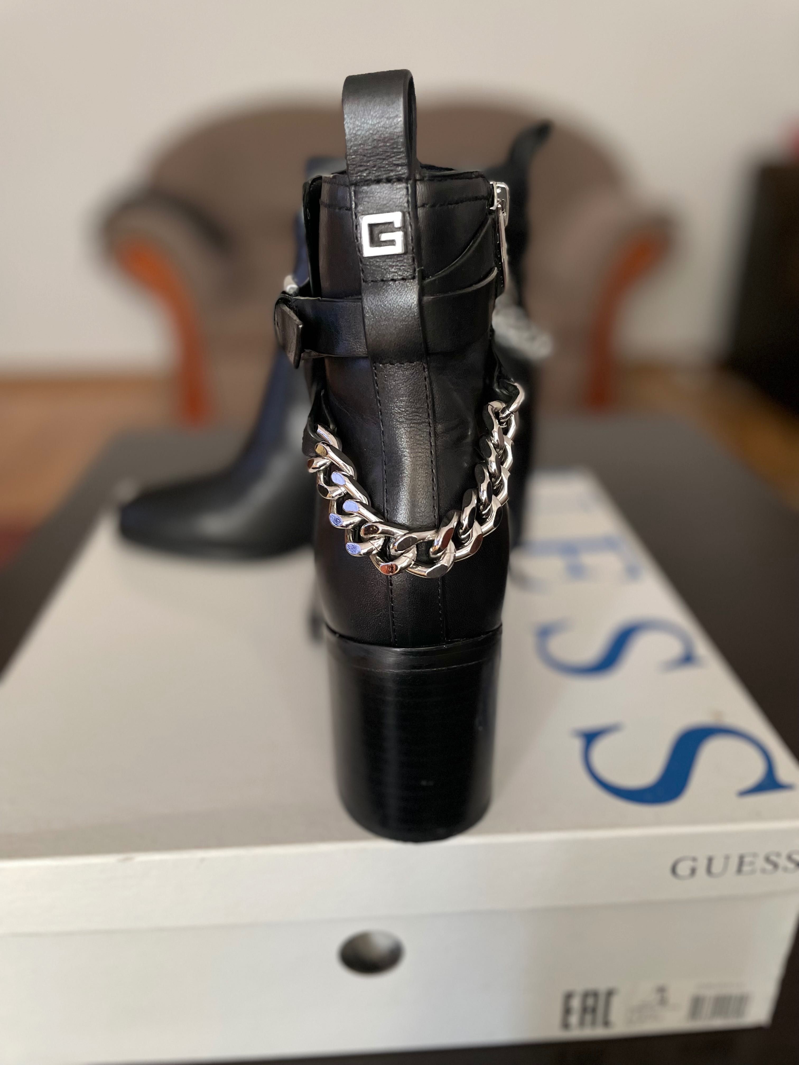 Botine Guess de piele