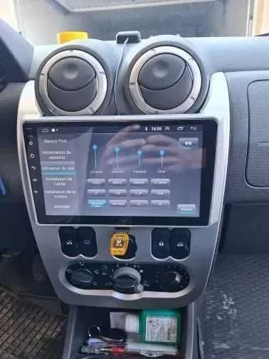 1-8GB Navigatie Android Dacia Logan Duster 9 inch - Carplay Wifi QLED