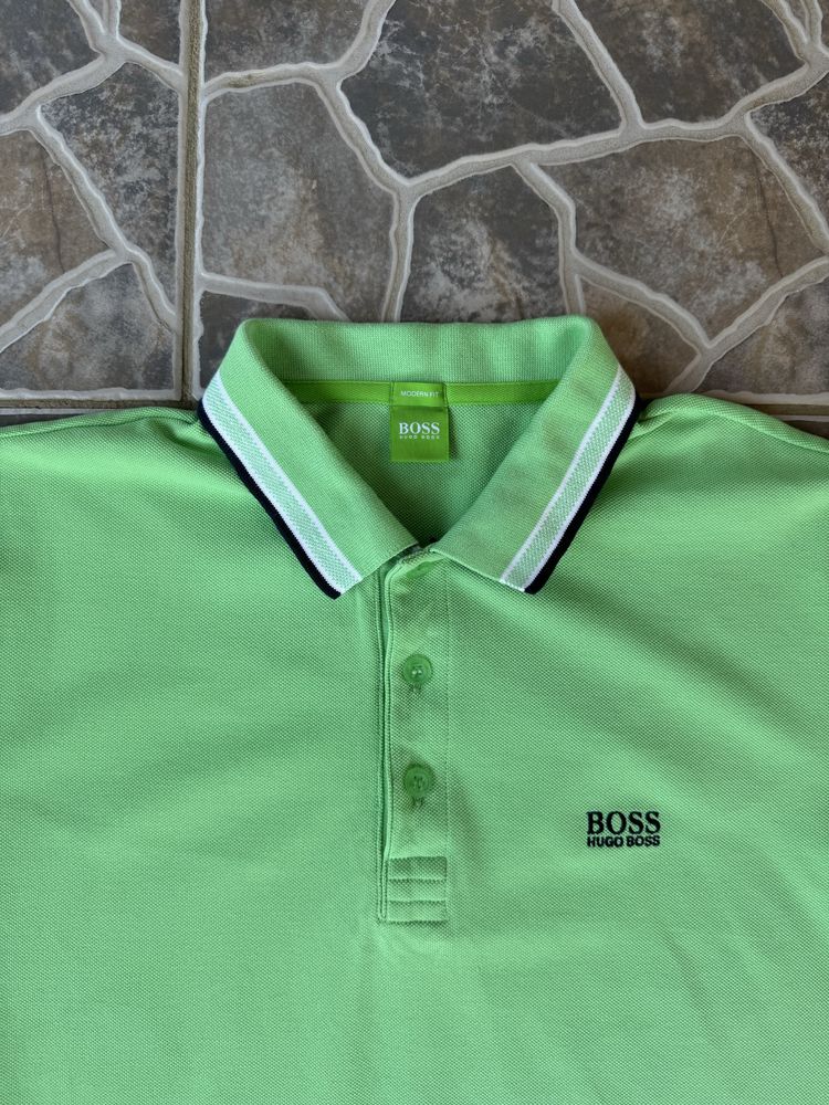 Мъжка тениска с яка Hugo Boss