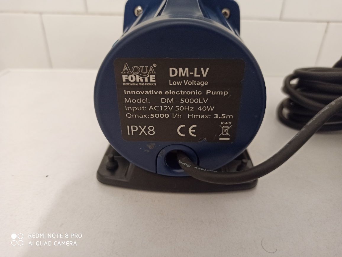 Pompa de iaz de joasă tensiune AquaForte DM 5000 LV. (NOUĂ)