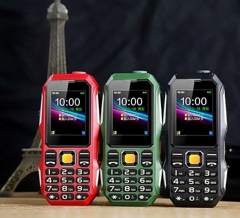 Мобилен телефон Удароустойчив водоустойчив телефон българско меню