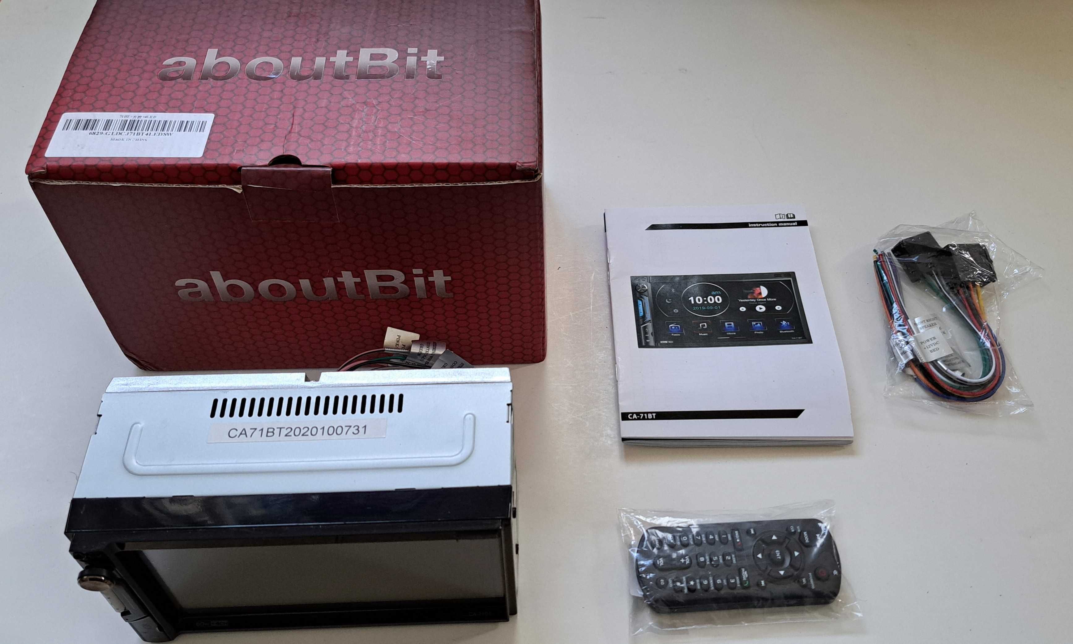 aboutBit CA 71BT Двоен дин / 2 din Car media player Медия плеър
