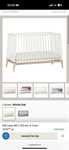 Patut Luna 60x120 Adinish cu saltea si baldachin incluse