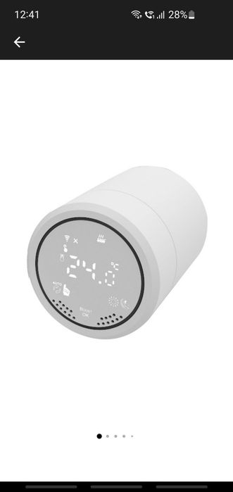 Termostat calorifer programabil zigbee tuya alexa electrovalva