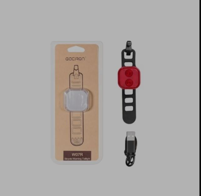 Stop Gaciron W07 IPX-4 bicicleta trotineta 15 lm compact minimalist