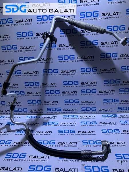 Conducta Teava Compresor AC Clima Skoda Octavia 2 1.9 TDI BJB BKC BXE BLS 2004 - 2013 Cod 1K0820743CC