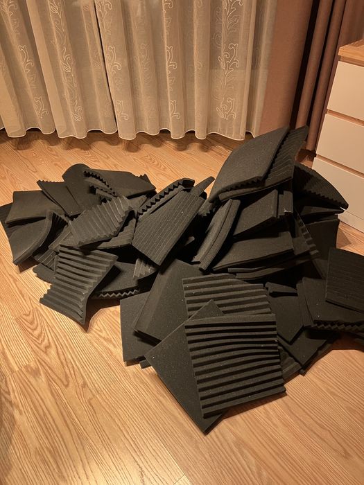 Burete fonoabsorbant studio basstrap burete pebtru perete