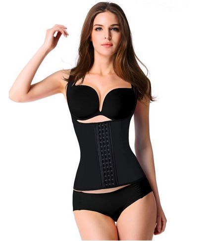 Corset negru cu sistem de inchidere mos-baba