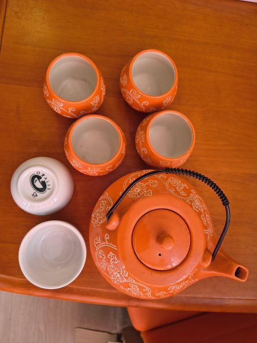 Чайник с 4 чашки за чай по японски