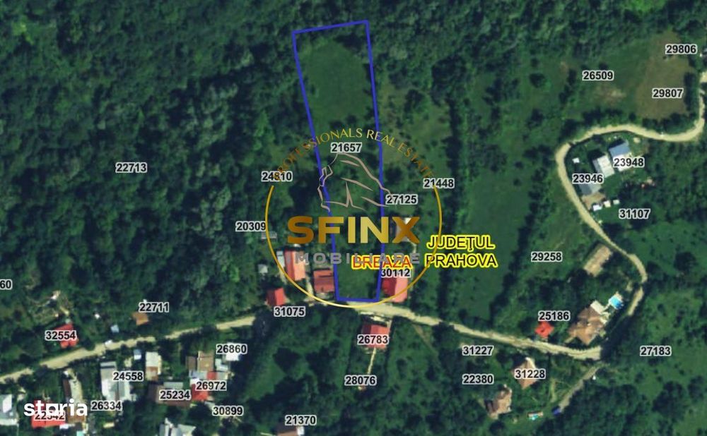 Teren intravilan cu deschidere la parau in Breaza – Strada Primaveri