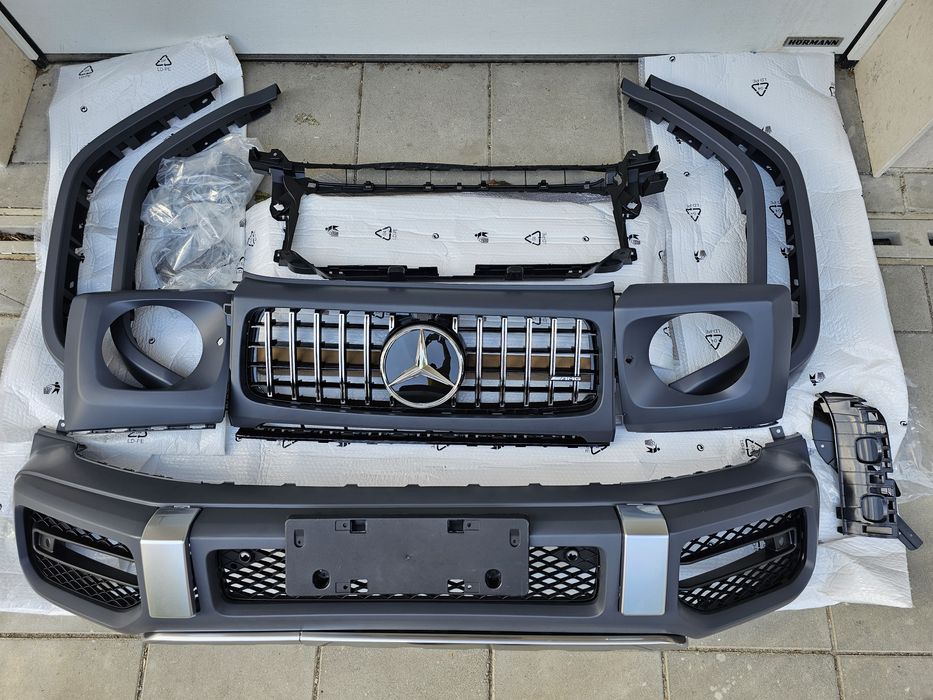 W463A W464 G63AMG пакет предна броня Решетка раздувки капаци джанти