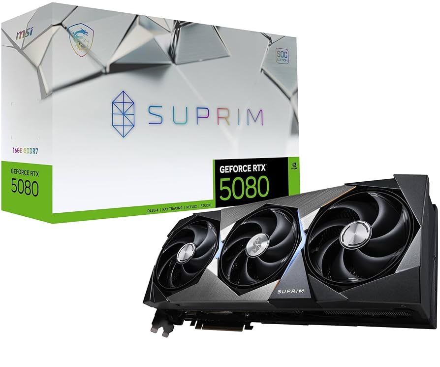 MSI GeForce RTX™ 5080 16G SUPRIM