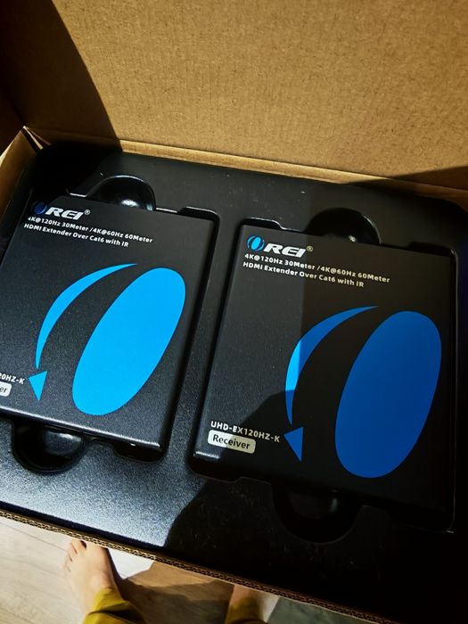 Extender HDMI prin Ethernet OREI 4k  120hz 30 de metri sau 4K 60hz 60m