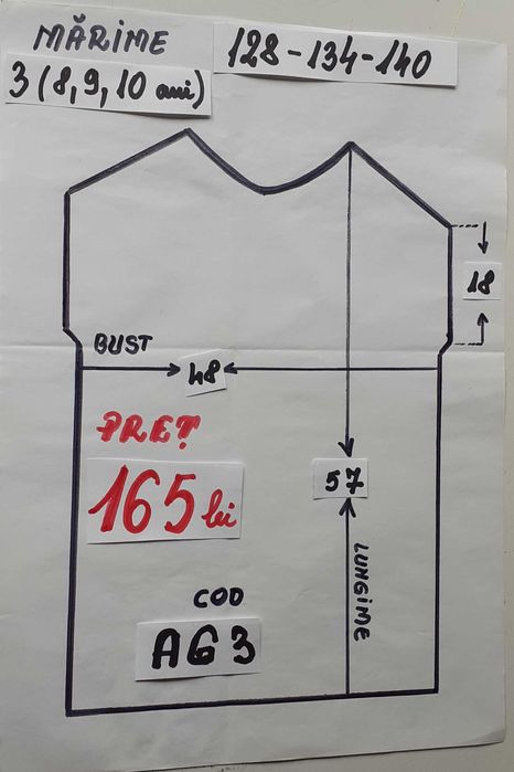 Costum Ardei gras rosu pentru copii marimea 3 (8-9-10 ani)