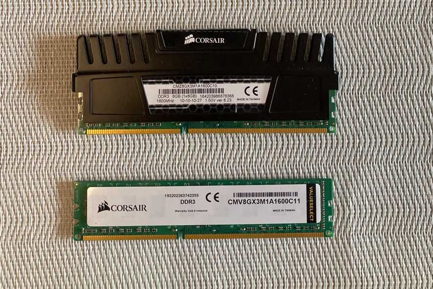 RAM DDR3 8GB (2x) Corsair Vengeance