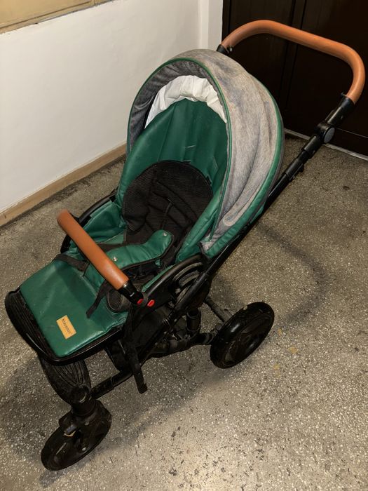 Cărucior 3 în 1 Krausman Nexxo Green - in perfectă stare