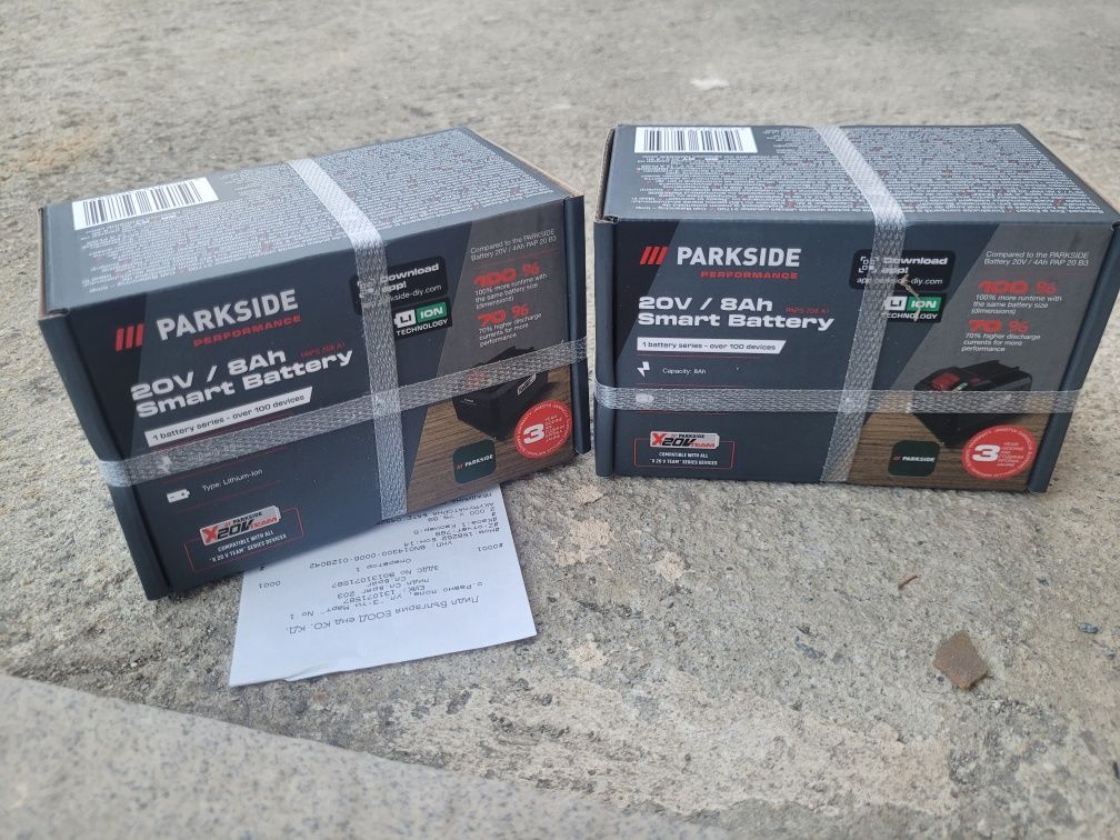 Smart батерии parkside 8 Ah