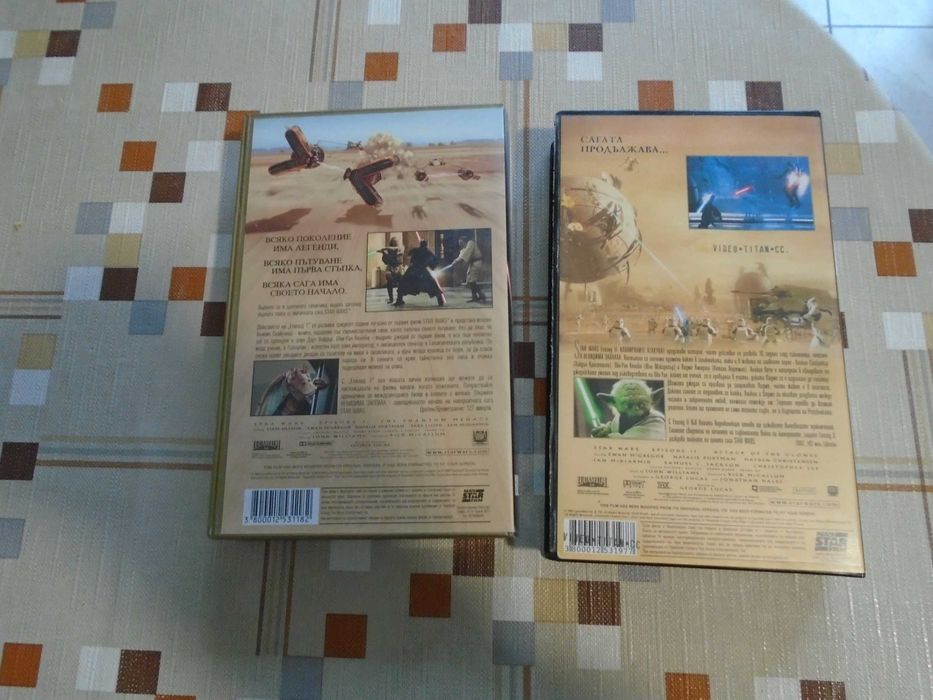 vhs Star Wars касети