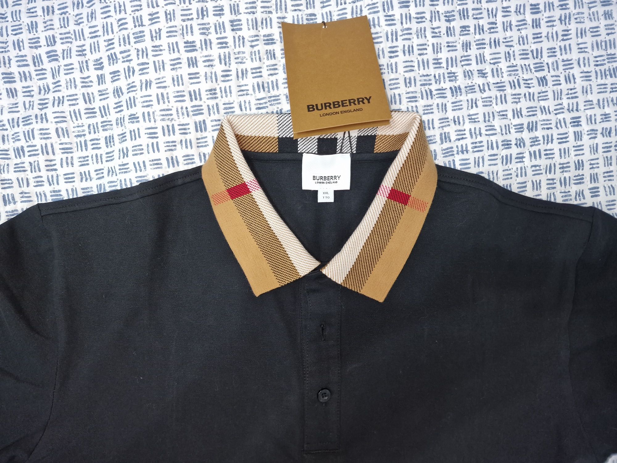 Tricou Burberry Polo Negru
