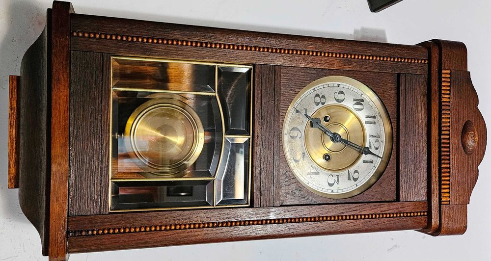 Ceas de perete cu pendula Gustav Becker Silesia P38