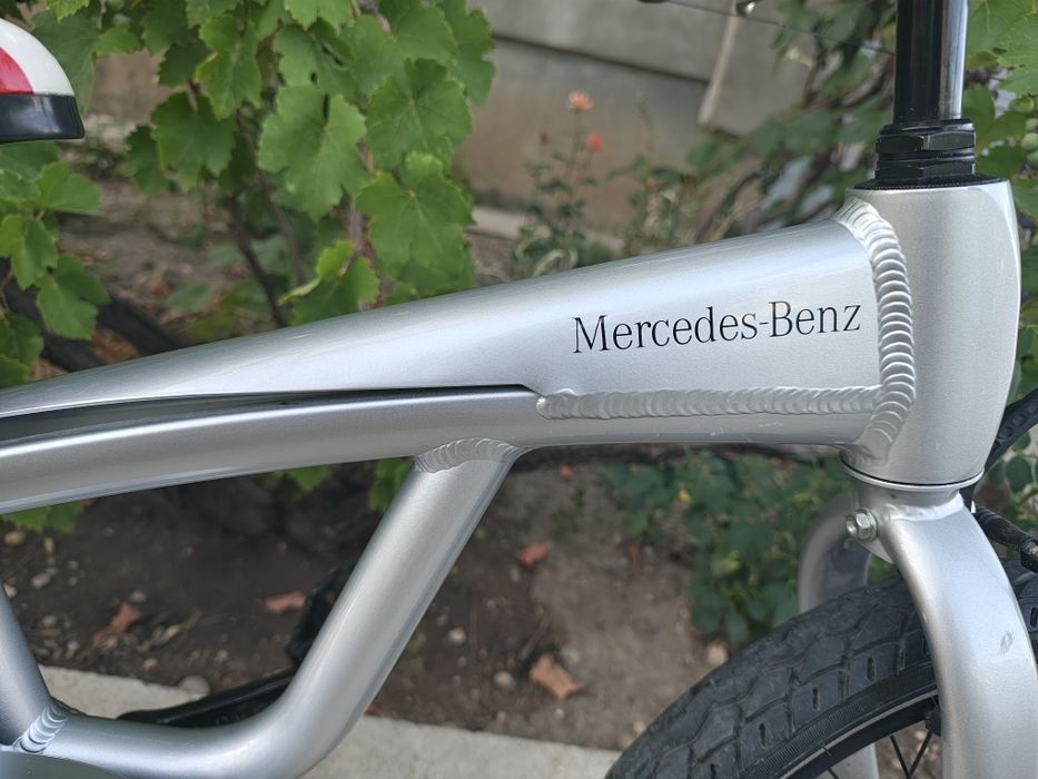 Bicicleta copii Mercedes Benz, 16 zoll, aluminiu, alb, 3 ani+