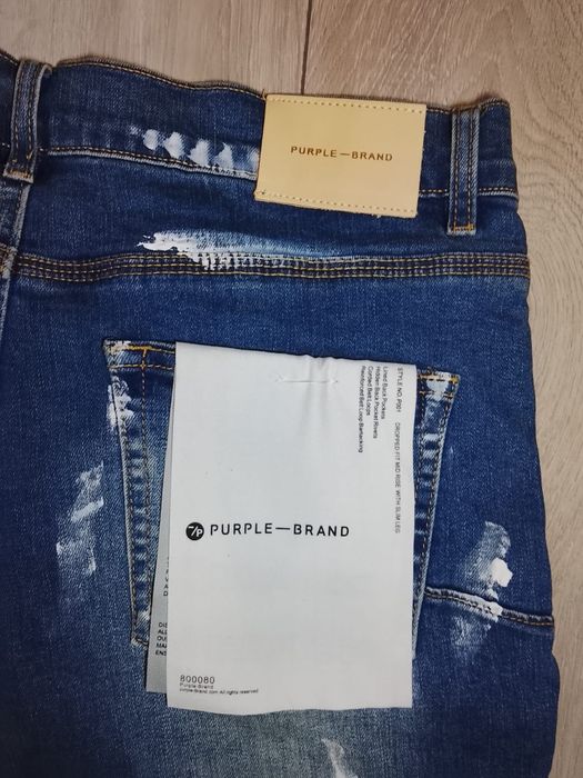blugi noi purple jeans