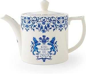 Spode Regele Carol al III-lea ceainic Coronation 1,1 litri