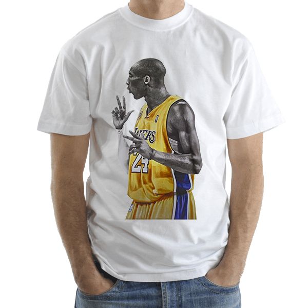 NBA тениски Lakers La, JORDAN LEBRON BRYANT Iverson! Или с ТВОЯ идея!