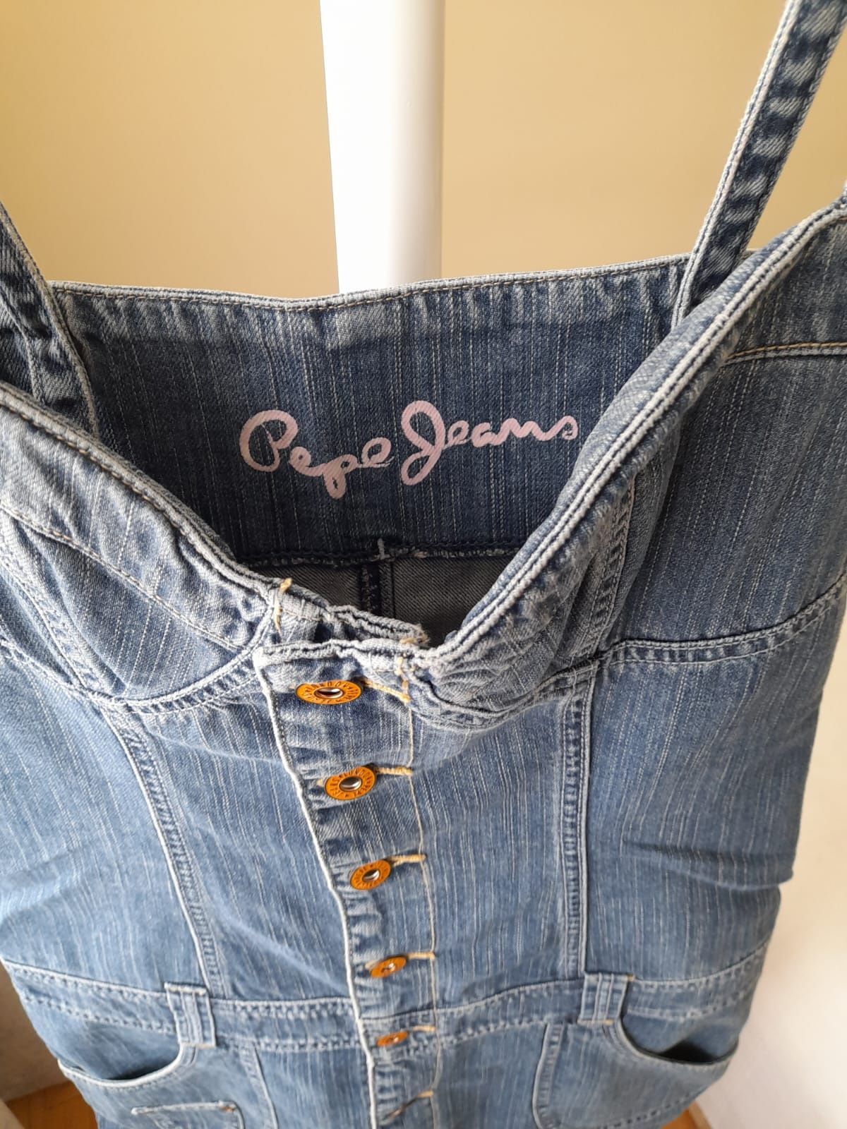Rochie scurta din material de jeans (blugi)