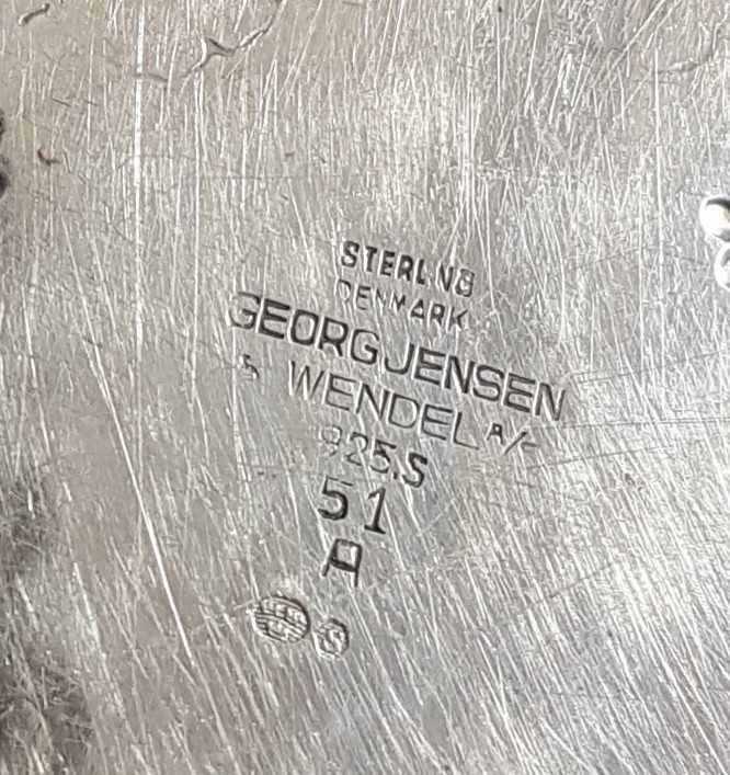 Set 3 mici obiecte decorative vintage din argint designer Georg Jensen