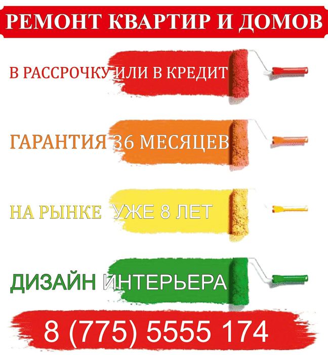 Ремонт квартиры в рассрочку и в кредит